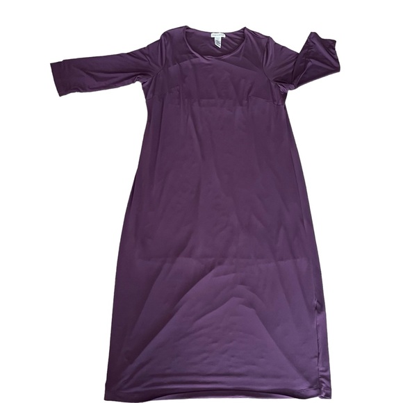 Jessica London | Scoop Neck purple lined dress women’s size 1X - Picture 6 of 8